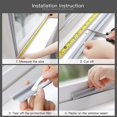 thumbnail image 4 of Tira de sellado de ventana autoadhesiva insonorizada YONGSHENG 2 uds, 4 of 5