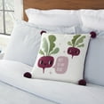 thumbnail image 4 of Mina Victory Plush Beet of My Heart Cotton Throw Pillow in Multi-color, 4 of 4
