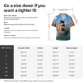 thumbnail image 5 of Pofeuu Two Brave Cats Are Floating On The Sea Iceberg Print Mens Casual Short Sleeve Shirts Beach Summer Spread Collar Pocket Tops Men's Casual Short-sleeved Shirt-4X-Large, 5 of 5