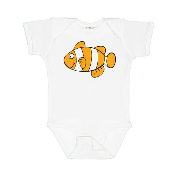 Inktastic Clown Fish Illustration Boys or Girls Baby Bodysuit