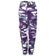 thumbnail image 4 of Pantalones cargo Prolriy para mujer, pantalones cargo para mujer, pantalones de camuflaje, cintura elástica, pantalones casuales para correr al aire libre con bolsillo, pantalones para mujer morados S, 4 of 5