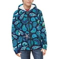 thumbnail image 5 of Xoenoiee Nautical Shell Conch Print Trendy Clothes for Teen Girls Boys Zip Up Hoodie Sweatshirt with Pocket Kids Fall Jacket Long Sleeve Casual Coat Outfits, S, 5 of 7