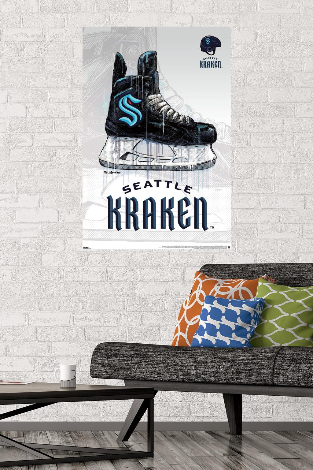 NHL Seattle Kraken - Drip Skate 20 Poster