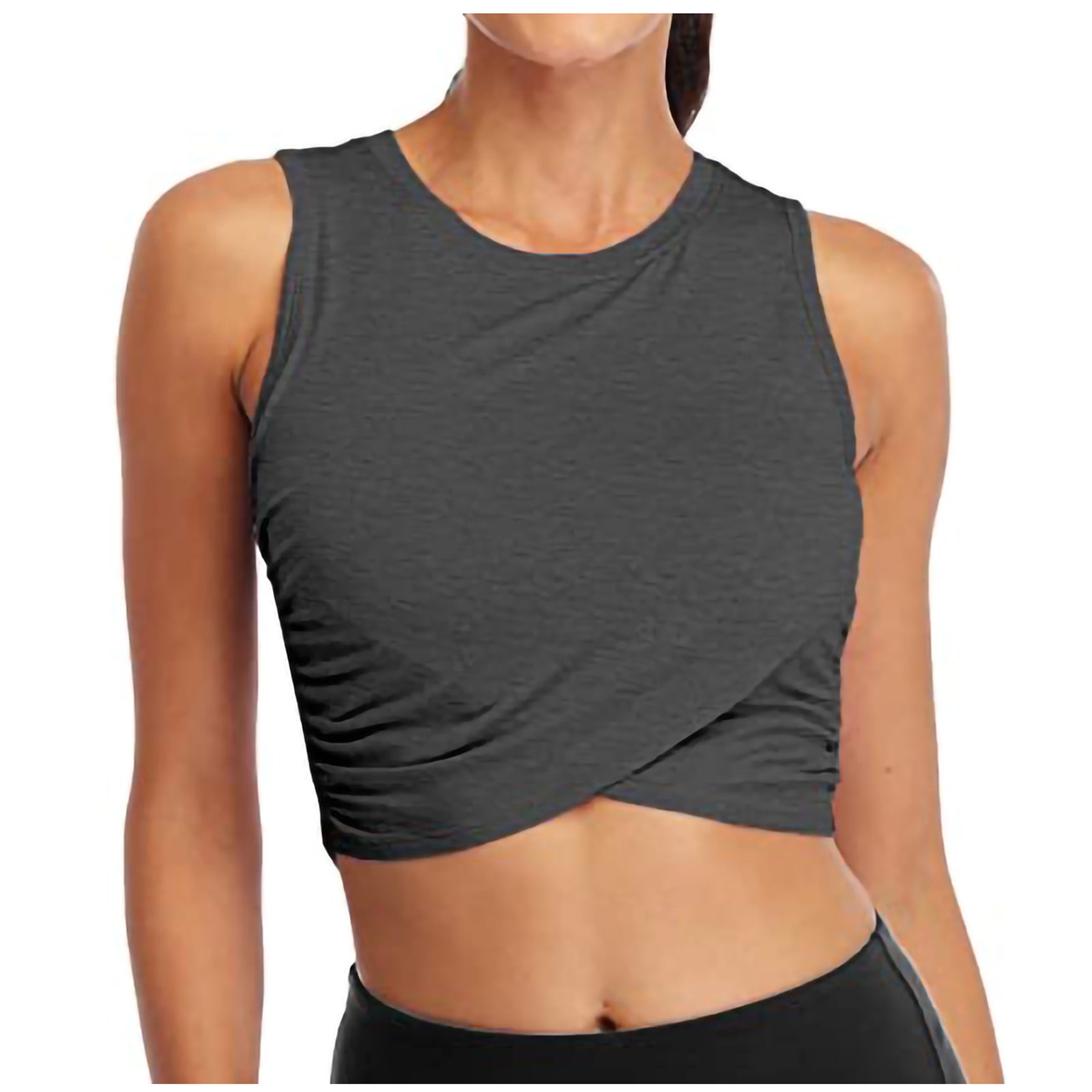 Lanhui Workout Tops for Women Crop Tops 