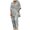 Gray-1, variant on PBNBP Linen Sets for Women 2 Piece,Women 2 Piece Linen Sets Button Down Linen Shirts Summer Loose Long Pants Vacation Beach Outfits