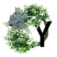 thumbnail image 1 of Pompous Wreath Chimney Decorations Front Door Unique Last Name Year Round Front Door Wreath With Bow Welcome Sign Garland 26 Letter Farmhouse Wreath For Front Door Spring All, 1 of 3