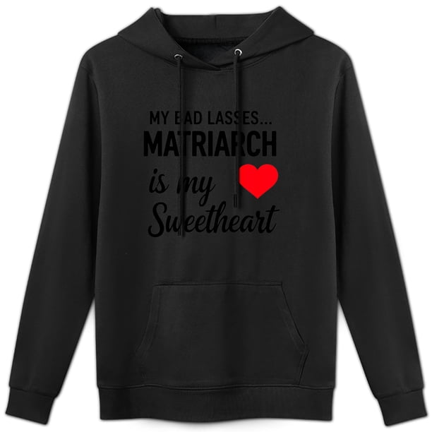 Sudadera Unisex con Capucha, Estampado de Texto Decorativo, Color Negro, Mezcla Algodón-Poliéster