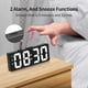 thumbnail image 4 of Reloj Despertador Electrónico Digital Mesa Con Control Por Voz para Estudiantes, 4 of 9