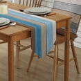 thumbnail image 5 of Sanmadrola Table Runner Farmhouse Retro Rustic Wood Texture Table Runners for Dining Kitchen Table Decoration Fall Decor for Indoor Outdoor Party, 13 x 72 Inches, 5 of 7