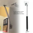 thumbnail image 6 of Leylor Soporte neumático de elevación de Puerta de Gas para Puerta, Soporte de Resorte de Gas hidráulico para Cocina, Soporte de bisagra para gabinete Suave(Negro), 6 of 8