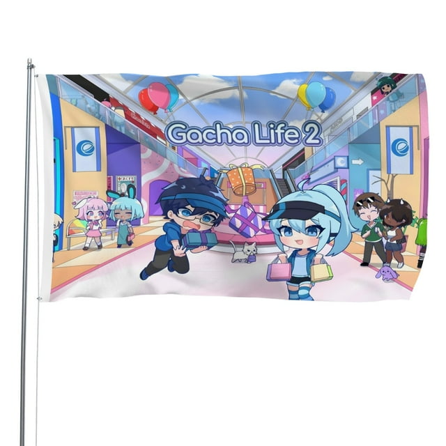Bluey Bandera impresa con temática, regalo perfecto para fanáticos, amigos y familiares, y adecuada para actividades al aire libre e interiores, decoraciones de fiesta. 90 cm × 150 cm.