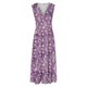 thumbnail image 3 of Vestido Corto de Verano de Moda sin Mangas con Cuello en V Impreso Vestido Casual Grande Del Doblado para Diario, 3 of 5