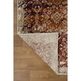thumbnail image 3 of 8â€™ x 11â€™ Rust Ivory Distressed Diamonds Area Rug, 3 of 8