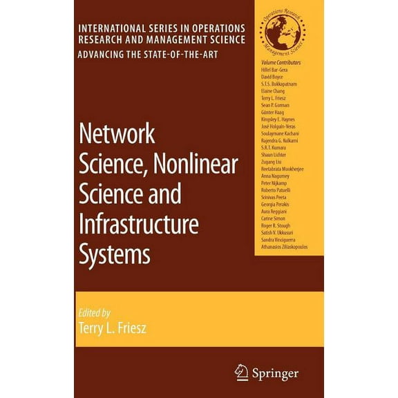 International Operations Research & Mana Network Science, Nonlinear Science and Infrastructure Systems, Book 102, (Hardcover)