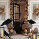 thumbnail image 5 of Feathered Crows Looking Realistic Crow, Black Feathered, 5 of 5