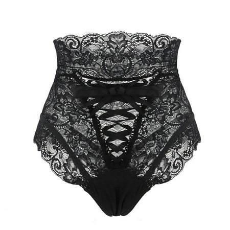 Tanghaowl Sexy Sexy Lace Imitation Bandage Bare Lingerie Women s Underpants plus Size Lingerie for Women with Robe