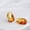 A07, variant on Women's C Shaped Stainless Steel Acrylic Resin Hoop Earrings,A07