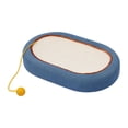 thumbnail image 1 of Rascador para gatos Strade Fareast Limited tablero ovalado moderno juego interactivo 58 cm x 38 cm x 9 cm, 1 of 8