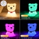 thumbnail image 3 of Luz nocturna con brillo y color ajustables para niños, lámpara de noche portátil con silicona suave, superficie fácil de limpiar, cuidado de los ojos, control táctil y de aplausos, perfecta para, 3 of 5