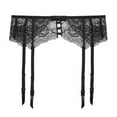 thumbnail image 2 of Women's Lace Lingerie Lace Garter Belts/Sexy Mesh Suspender Belt With Four Straps Metal Clip For Women'S Stockings, Women's Intimates M, 2 of 8