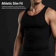 thumbnail image 3 of COUVER Men's Cotton Ribbed Undershirt A-Shirt 3-Pack New Black 3X-Large, 3 of 6