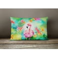 thumbnail image 4 of Hippie Animal Flamingo Throw Pillow 12 in x 16 in, 4 of 4