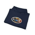thumbnail image 3 of Wet Willy Fireman World Industries 2000s Skateboard Vintage Classic Hoodie Print - L / Navy, 3 of 5