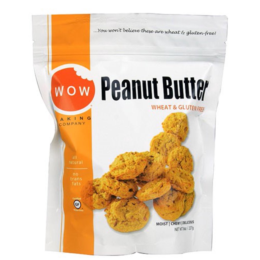 WOW Baking Company Cookies, Gluten Free Peanut Butter, 8 Oz Walmart