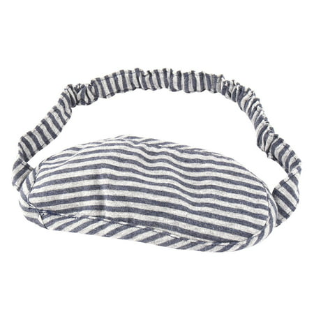 Unique Bargains Cotton Blends Elastic Sleeping Relaxing Eyes Shade Mask Navy Blue Light