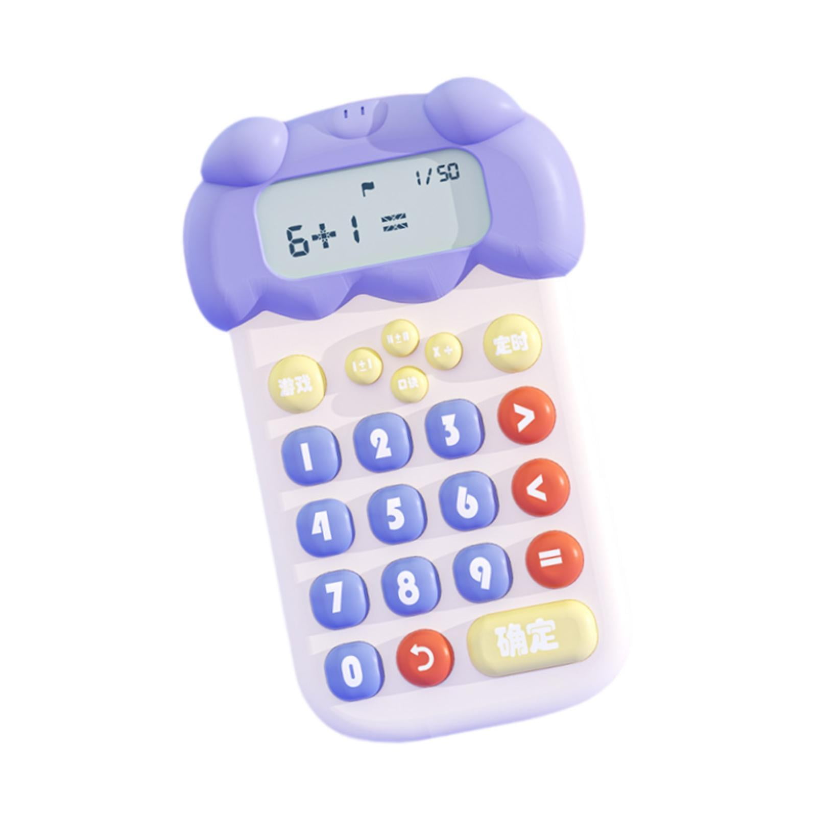 LeeQinersw Dinosaur Calculator Office Desktop Calculator Teaching Aids Intelligent Learning Blue