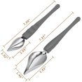 thumbnail image 2 of Cuchara decorativa de acero inoxidable para pintura de salsa, filtro decorativo para hornear pasteles, 1 Uds., 2 of 5