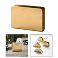 thumbnail image 4 of Servilletero de Hierro Sunnimix Soporte para Estante Dispensador de Notas Color Oro, 4 of 8