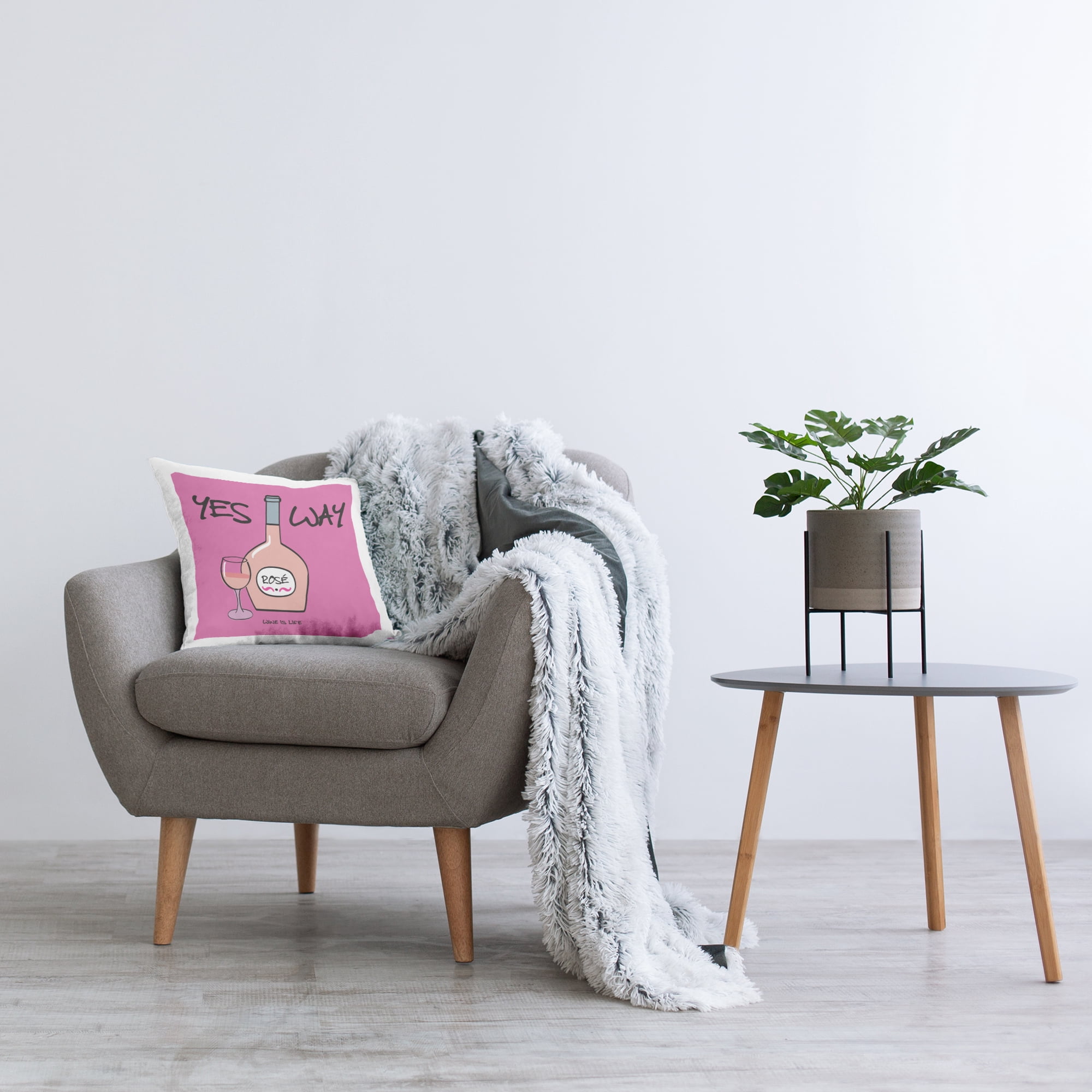 Stupell Industries Yes Way Rose Decorative Printed Throw Pillow Design by WIL.