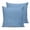 Blue, variant on Dark Green 20x20 Pillow Covers Set of 2, Farmhouse Burlap Solid Green Modern Linen Texture Throw Pillow Covers Decorative Couch Cushion Case, Microfiber Square Pillowcases for Bedroom Living Room