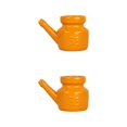 thumbnail image 3 of tssuouriy 350ml Ceramic Neti Pot for Reliable Sinus Rinse Durable Construction Orange 5.51 Inchx3.94 Inchx4.13 Inch 2Set, 3 of 6