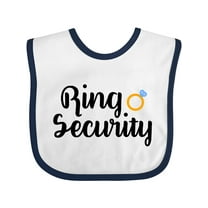 Inktastic Ringbearer Ring Security Boys Baby Bib