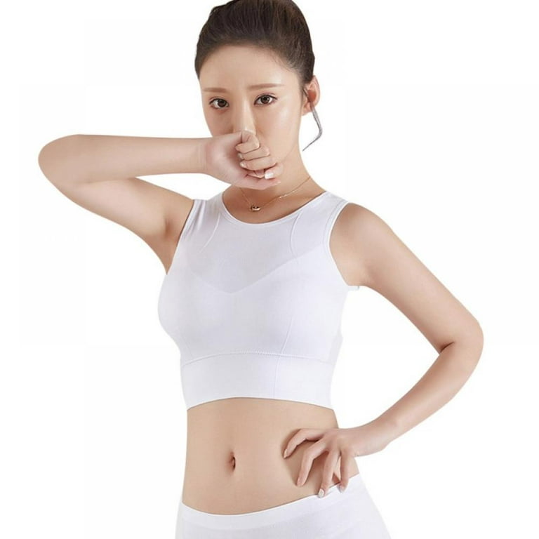Women Bras Breathable Sports Bra Anti-sweat - White / Free Size