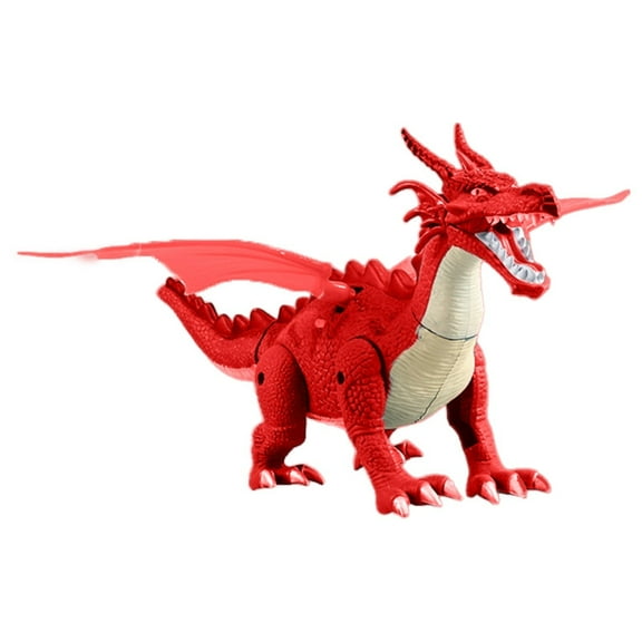 RUIG Dinosaur Toys LED Light Up Walking Dragon Roaring and Spraying Smoke Realistic t rex Dinosaur Toys for Boys and Girls 3-12 Years, Christmas and Birthday Gifts