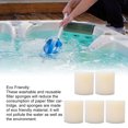 thumbnail image 3 of 5PCS Swimming Pool Filter Sponge Cartridge, Reusable Washable Hot Tub Filter Pump Foam Cartridge Sponge Foam for Swimming Pool Hot Tub Lazy Spa (Small Size, Diameter: Approx. 40cm / 15.7in), 3 of 9