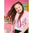 thumbnail image 5 of Justice Girls Colorblock Jersey Tee, Sizes XS - XLP, 5 of 8