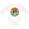thumbnail image 3 of Inktastic Bicycle Vintage Cyclist Sunset Boys or Girls Long Sleeve Baby Bodysuit, 3 of 5
