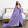 thumbnail image 5 of Abilene Christian University Logo Fleece Blanket, Very Soft Microfiber Flannel Blanket for Couch Warm and Cozy for All Seasons, 5 of 6