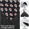 thumbnail image 3 of Black Pink Skull Pattern Kitchen Rugs Sets Of 3,Kitchen Runner Rugs Non Skid Washable,Decorative Kitchen Floor Mats for Kitchen,Sink,Laundry,17"x30"+ 17"x47" + 17"x59", 3 of 6
