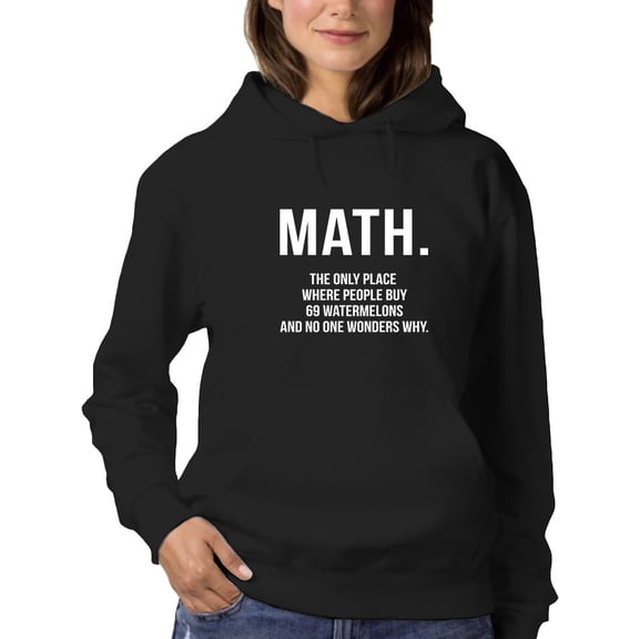 Math Problem Hoodie Women -GoatDeals Designs, Female Medium