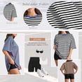 thumbnail image 5 of SUNBS Plus Size Tops for Women Workout T Shirts Short Sleeve Spring Tee Summer Clothes,Sizes S-3XL, 5 of 8