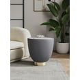thumbnail image 2 of Manhattan Comfort Anderson End Table 2.0 with Steel Frame in Gray, 2 of 2