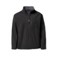 thumbnail image 2 of Harbor Bay by DXL Big and Tall Men's Bonded Fleece Jacket, Black Charcoal, 4XL-TALL, 2 of 5