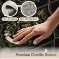 thumbnail image 6 of ODIKA 9'x12' Washable Area Rug Low Pile, Flatwoven, Halloween Witchy Herbal Manuscript Symmetrical Ornaments Moody for Great Room, Indoor Concept, Large Living, 6 of 7