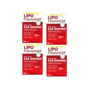4 Pack Lipo Flavonoid Plus Ear Health Caplets, For Ear Ringing, 100 Count Each