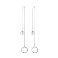 thumbnail image 2 of Dalazy 1 Paire de Boucles d'Oreilles Rondes Style Rétro Forme Ronde Boucles d'Oreilles Perles Uniques Longues à Pampilles Boucles d'Oreilles Boho, 2 of 9